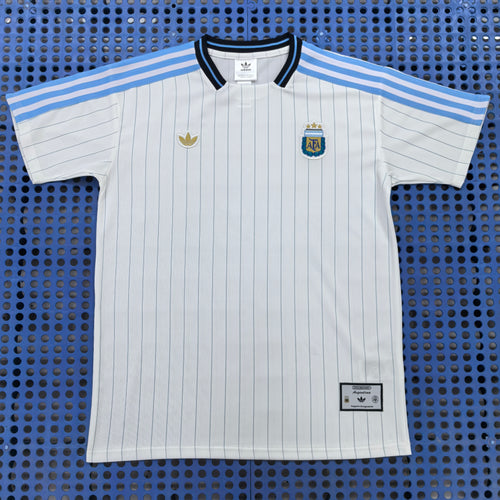 2026/27 Argentina White Retro Style Alternate Jersey — Fan