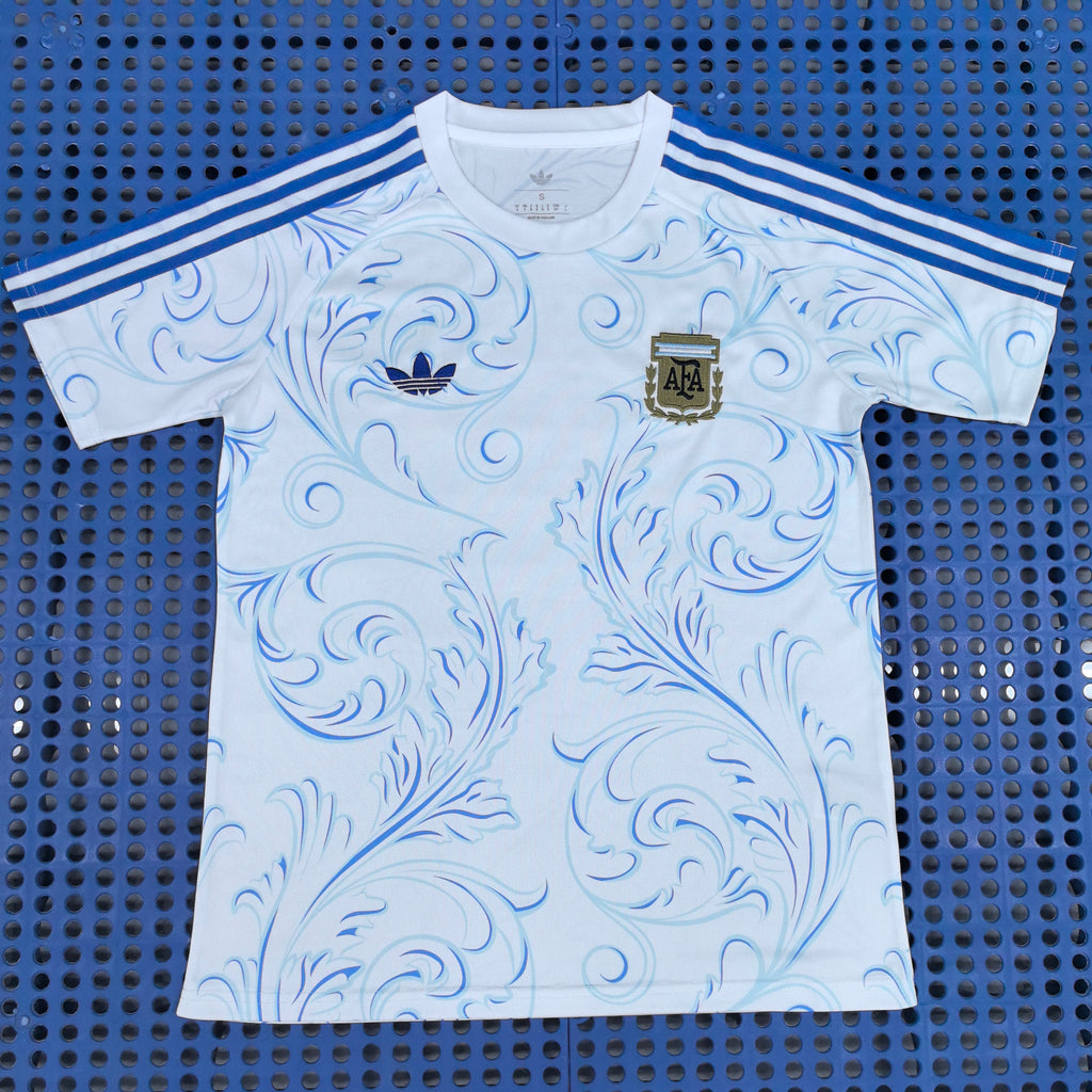 2026/27 Argentina White Retro Style Jersey — front