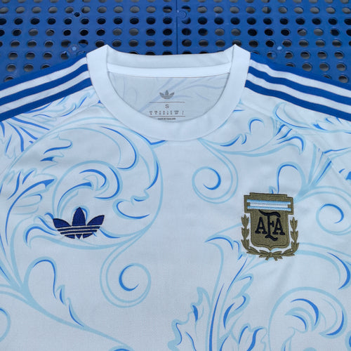 2026/27 Argentina White Retro Style Jersey — detail