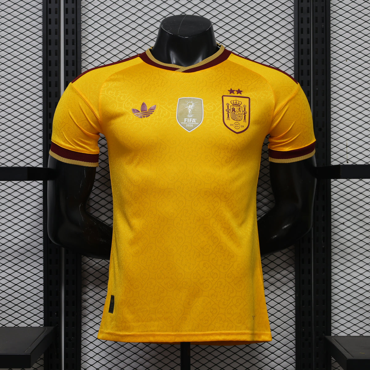 Spain Yellow Double Star Special Edition jersey front