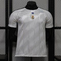 Real Madrid White Retro Style jersey front
