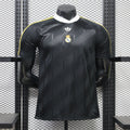Real Madrid Black Retro Style jersey front